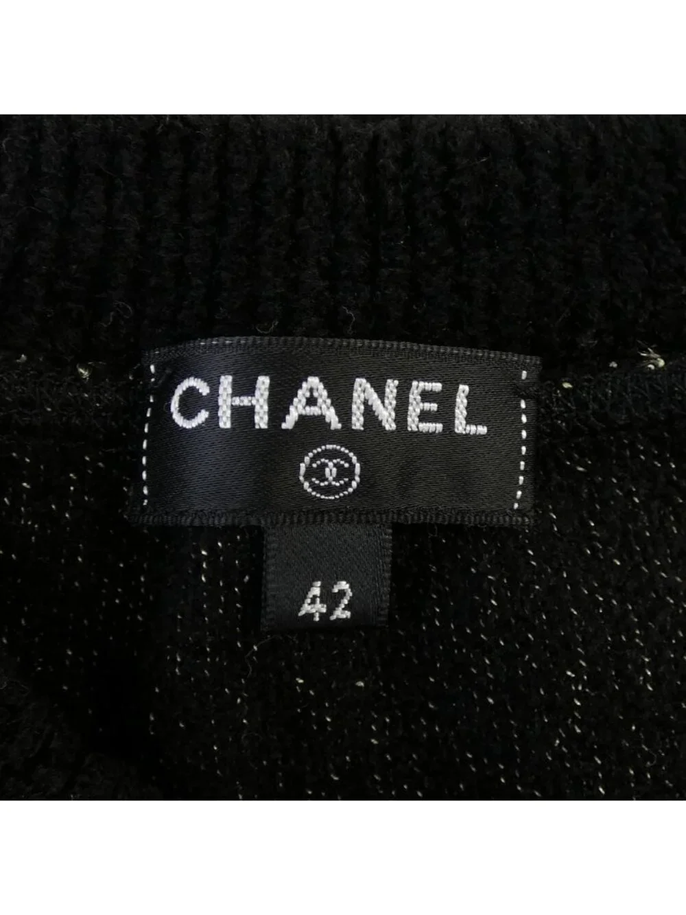 Chanel Knit Sweater Black